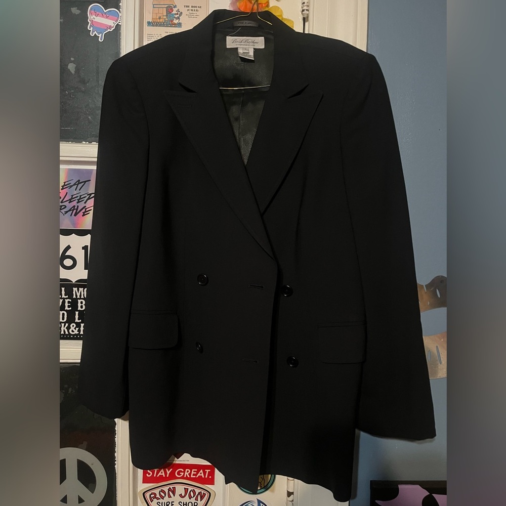 VINTAGE BROOKS BROTHERS BLACK SKIRT SET